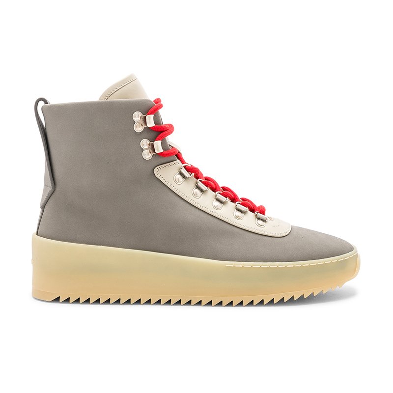 画像7:  Men's Leather Mountain Race up Casual Shoes Leather high-top sneakers 　レザーレースアップハイカットアウトドアカジュアルツーリングシューズ  (7)