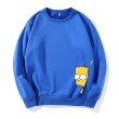 画像4: men's Simpsons long-sleeved pullover sweater round neck sweater shirt　ユニセックス男女兼用シンプソンプリント　スウェットトレーナー　セーター (4)