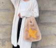 画像3: Woman's  Star fur ring tote bag　スターリングハンドルファートートショルダーハンドバック (3)