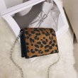 画像2: Woman's Mini Leopard small bag handbag  レオパードハラコスモールトートショルダーハンドバック (2)