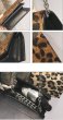 画像8: Woman's Mini Leopard small bag handbag  レオパードハラコスモールトートショルダーハンドバック (8)