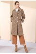 画像5: Women's loose woolen coat  ガンクラブチェックトレンチウールコート　ロングコート　ジャケット (5)