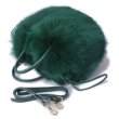 画像13: Women'fox fur grass fur round casual leather handbag shoulder  リアルフォックスファートート　ショルダーハンドバック (13)