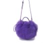 画像8: Women'fox fur grass fur round casual leather handbag shoulder  リアルフォックスファートート　ショルダーハンドバック (8)