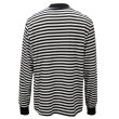 画像12: men's  loose hip-hop long-sleeved striped  t-shirt ボーダー　ストライプロング丈Tシャツ (12)