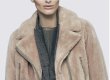 画像4: Women's Eco sheepskin fur riders style Jacket coat　　エコシープスキンファージャケット　ショートコート (4)