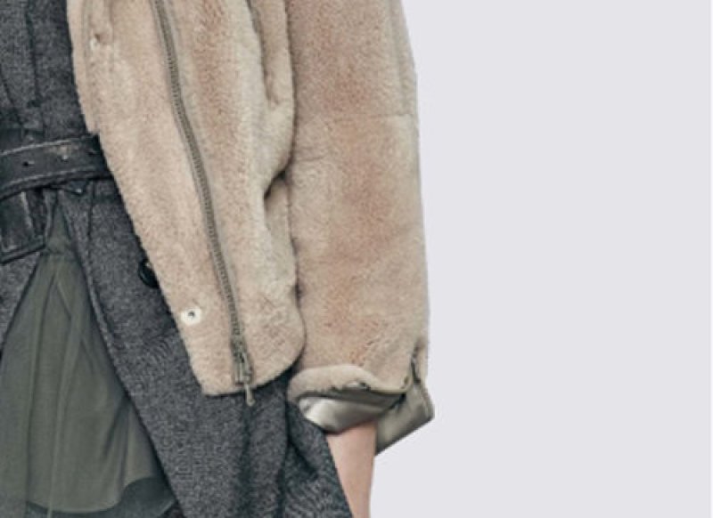 画像6: Women's Eco sheepskin fur riders style Jacket coat  エコシープスキンファージャケット ショートコート (6)