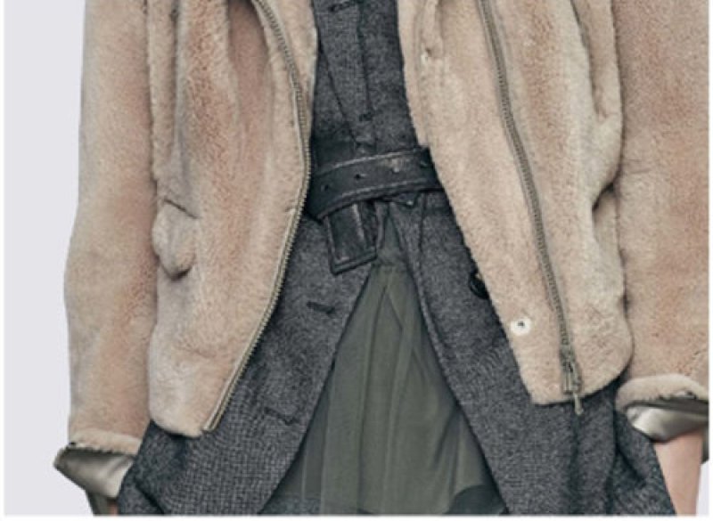 画像5: Women's Eco sheepskin fur riders style Jacket coat  エコシープスキンファージャケット ショートコート (5)