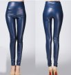 画像8: women's imitation leather leggings high waist tight leather pants trousers  ハイウエストレザーレギンス パンツ (8)