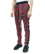 画像11: men's Scottish contrast color outdoor street trend casual trousers ストリートトレンドチェックカジュアルパンツ パンツ (11)