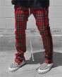 画像5: men's Scottish contrast color outdoor street trend casual trousers ストリートトレンドチェックカジュアルパンツ パンツ (5)