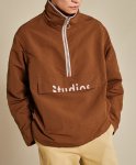 画像2:   Men'sTurtleneck Wind Jacket  men and women  ユニセックス 男女兼用アウトドアジップアップブルゾンジャケット　　 (2)