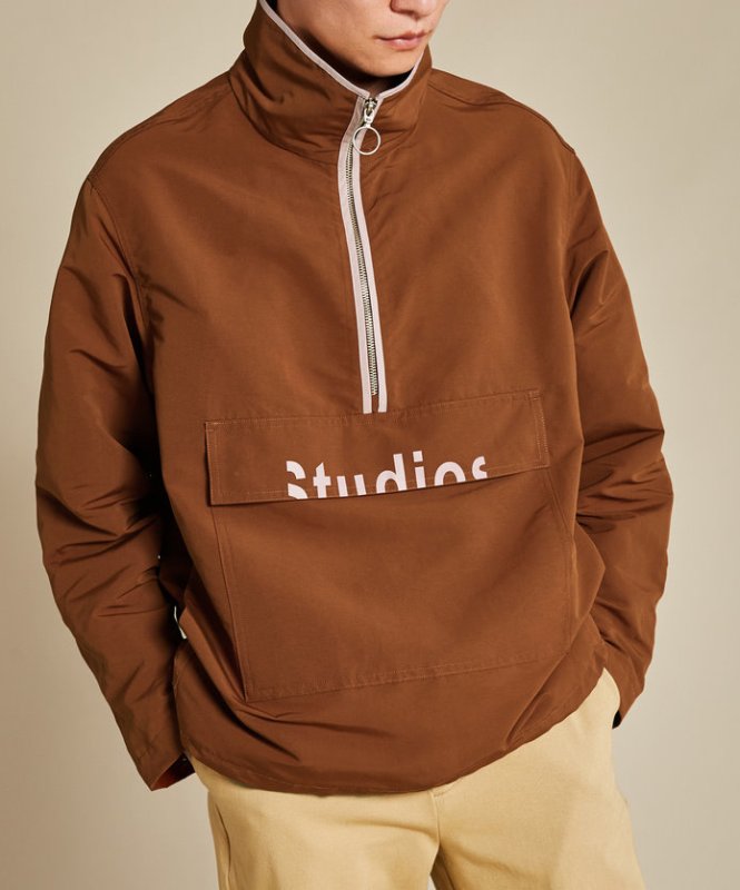 画像2:   Men'sTurtleneck Wind Jacket  men and women  ユニセックス 男女兼用アウトドアジップアップブルゾンジャケット　　 (2)