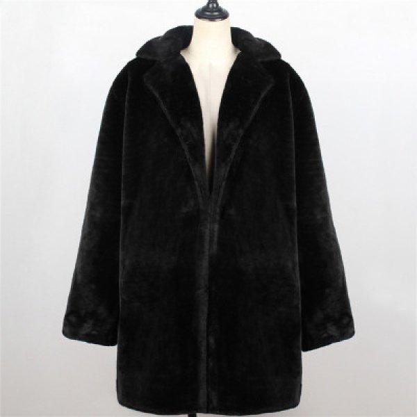 画像6: Women's Eco fur imitation fur long coat Jacket 　エコファーロングコート　ジャケット　 (6)