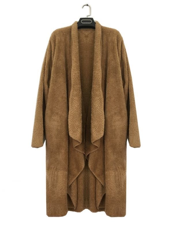 画像11: Women's Eco fur Cardigan Jacket Double Top　エコファーモコモコロングカーディガンジャケットダブルトップ (11)