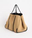 画像8: Women'sWetsuit Neoprene diving material punching totebag shoulderbag  ネオプレン生地トートショルダー軽量バッグ ショルダーハンドバック (8)