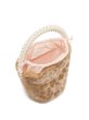 画像5:  woman’s  leopardfur hair portable pearl bag bucket bag 　レオパードファー＆パールハンドル (5)