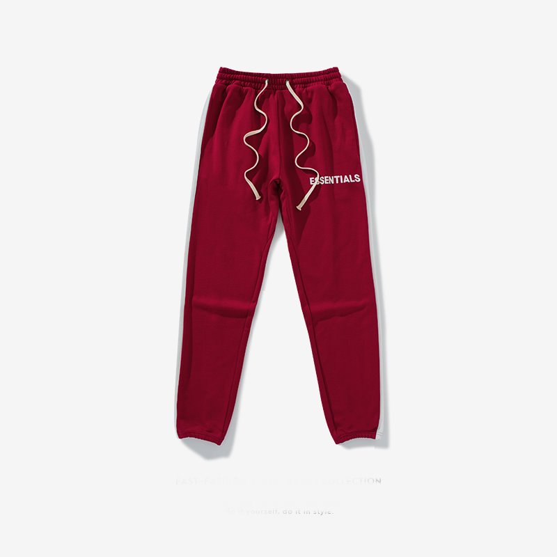 画像4: men'sdouble line retro color matching bunch of mouth pants casual pants for men and womenダブルラインカラー男女兼用ユニセックスカジュアルパンツカジュアルパンツ  (4)