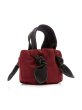 画像7:  woman’s velvet twisted knot portable bag bucket bag ベルベットツイストノットポータブルバッグバケットバッグトートハンドバック (7)