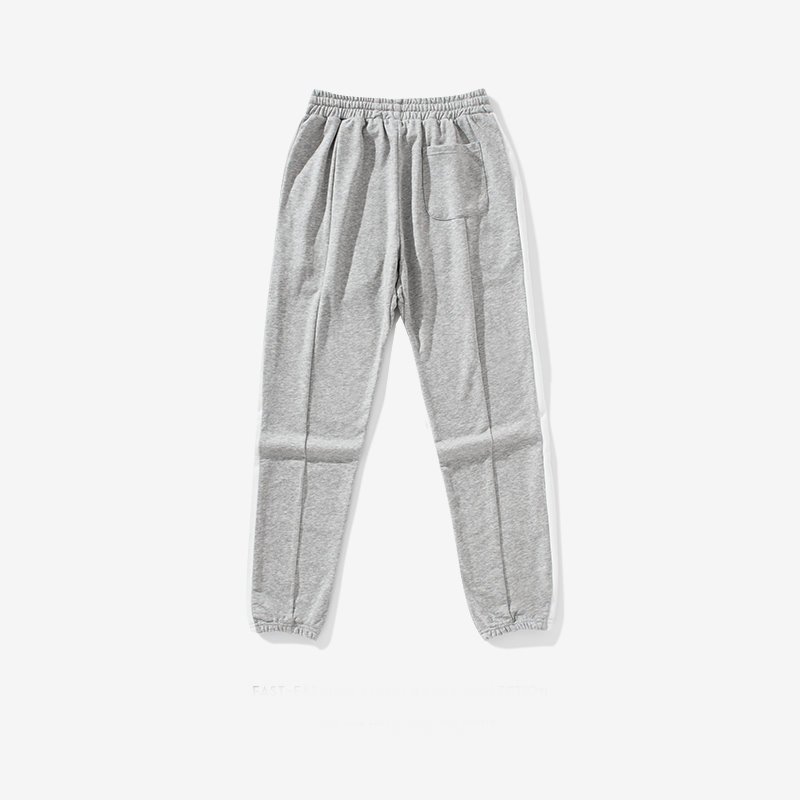 画像6: men'sdouble line retro color matching bunch of mouth pants casual pants for men and womenダブルラインカラー男女兼用ユニセックスカジュアルパンツカジュアルパンツ  (6)