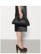 画像9: Woman’s Intrechart The Pouch Leather braided clutch back 本革レザー編みこみクラッチバック　ショルダーバック (9)