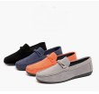 画像2: Men's Flat basic Slip-on shoes Sneakers　スエードフラットスリッポン　スニーカー (2)