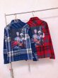 画像8: men's  men and women long-sleeved Shirt with check painting print　男女兼用ユニセックスチェックバック絵画付きシャツ (8)