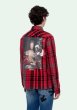 画像9: men's  men and women long-sleeved Shirt with check painting print　男女兼用ユニセックスチェックバック絵画付きシャツ (9)