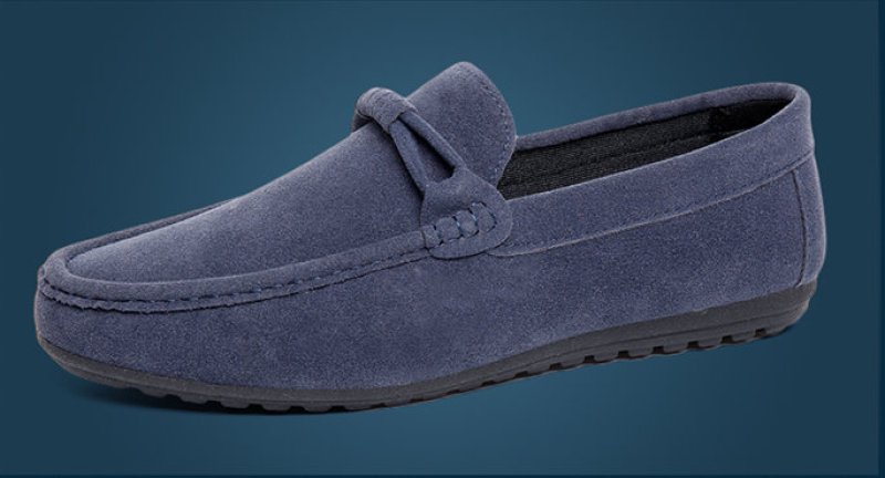 画像5: Men's Flat basic Slip-on shoes Sneakers スエードフラットスリッポン スニーカー (5)