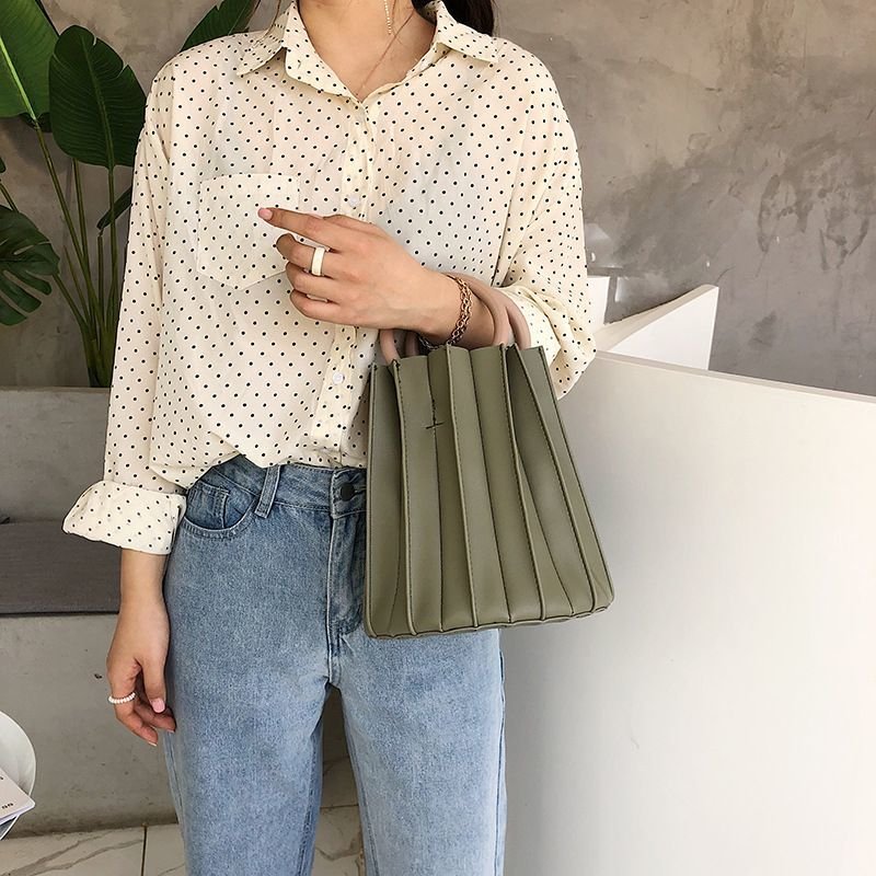 画像13: Woman’s  port wind Sen large capacity bucket bag casual shoulder Messenger bag　ポート風バケットバッグカジュアルショルダーメッセンジャーバッグ (13)