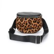 画像2: Woman’s New semi-circ leleather leopard horse hair chest bag package semi-circular retro shoulder bag 本革レザーカジュアルショルダーメッセンジャーバッグ (2)