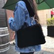 画像9: Woman’s large capacity temperament Messenger bag soft plush handbag　　モコモコラージサイズショルダーバック メッセンジャーバッグ (9)