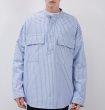 画像2: men's striped long-sleeved shirt men and women ユニセックス男女兼用ストライプシャツ　プルオーバー (2)