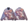 画像5:   Men's men oil painting men and women couple jacket  ユニセックス 男女兼用ナポレオンキャットオイルペイントジップアップブルゾンジャケット　　 (5)