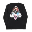 画像1: men's Cobra triangle logo printing loose round neck men and women long-sleeved T-shirtユニセックス男女兼用ルーズラウンドネック長袖Tシャツ (1)