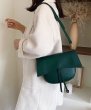 画像11: Woman’s  Messenger bag simple fashion large capacity saddle bagレザーショルダーメッセンジャーサドルバッグ　ハンドバック (11)