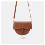 画像17: Woman’s  Messenger bag simple fashion large capacity saddle bagレザーショルダーメッセンジャーサドルバッグ　ハンドバック (17)