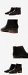 画像11:  women's  Oil wax leather bare boots Chelsea leather bootie boots short boots 本革 レザーアンクルローヒールチェルシーブーツ (11)