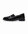 画像5: women's  knit stripe stitching square head  shoes  flat single shoesニットストライプ　フラットローファーシューズ　バレーシューズ　スニーカー (5)