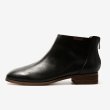 画像7:  women's  Oil wax leather bare boots Chelsea leather bootie boots short boots 本革 レザーアンクルローヒールチェルシーブーツ (7)