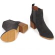 画像12:  women'sl eather Chelsea boots female high heel pointed booties boots　レザーチェルシーハイヒールブーツ　 (12)