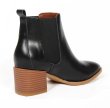 画像18:  women'sl eather Chelsea boots female high heel pointed booties boots　レザーチェルシーハイヒールブーツ　 (18)