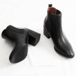 画像14:  women'sl eather Chelsea boots female high heel pointed booties boots　レザーチェルシーハイヒールブーツ　 (14)