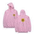 画像3: men's Smile Mark  loose oversize men and women  hooded pullover sweaterユニセックス男女兼用風船スマイルロゴフディープルオーバー　スウェットトレーナー (3)