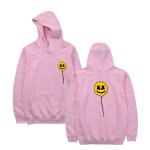 画像3: men's Smile Mark  loose oversize men and women  hooded pullover sweaterユニセックス男女兼用風船スマイルロゴフディープルオーバー　スウェットトレーナー (3)