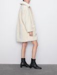 画像4: Women's single-breasted solid color loose long wool coat   jacket 　モコモココート ジャケット (4)