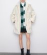 画像1: Women's single-breasted solid color loose long wool coat   jacket 　モコモココート ジャケット (1)