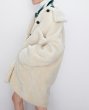 画像3: Women's single-breasted solid color loose long wool coat   jacket 　モコモココート ジャケット (3)