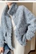 画像12: Women's  sheep shearing  fur coat jacket  fur Cala roll lamb hair coat　リアルシープスキンシャーリングカラロールコート　ジャケット　 (12)