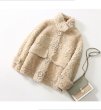 画像7: Women's  sheep shearing  fur coat jacket  fur Cala roll lamb hair coat　リアルシープスキンシャーリングカラロールコート　ジャケット　 (7)